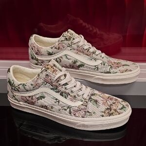 Vans Old Skool Tapestry Floral Marshmallow Mens 11.5 Multiple Sizes Available